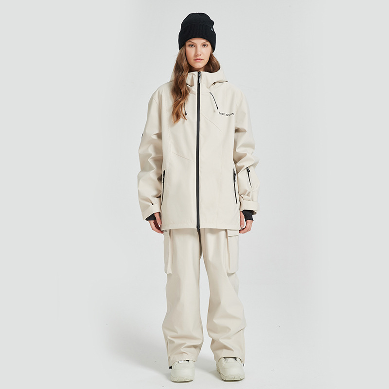 ZITY Unisex Waterproof Breathable Lock Heat Warm Skiing Suit-DUWSU06489