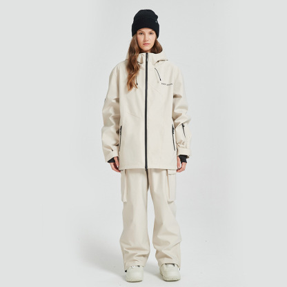 ZITY Unisex Waterproof Breathable Lock Heat Warm Skiing Suit-DUWSU06489