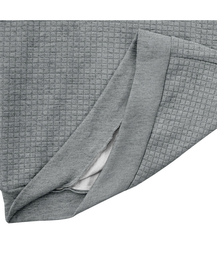 Men's Color Block Waffle Hoodie-DUMFH04825 | Zitysports