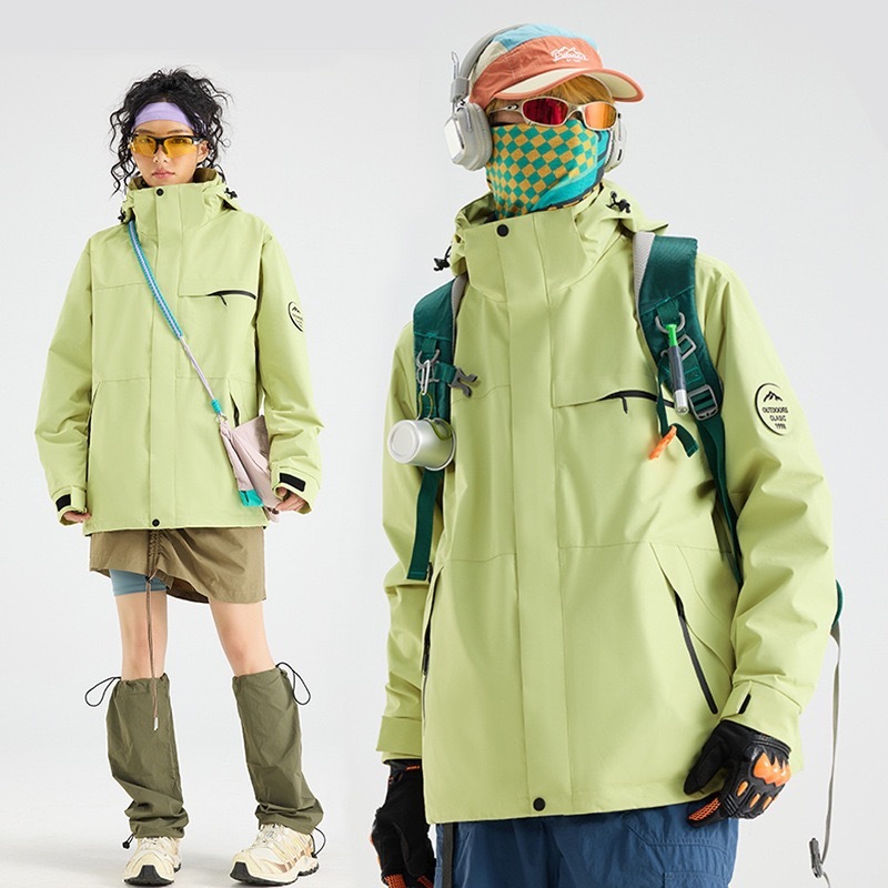 ZITY Unisex Three In One Windproof Outdoor Jacket-DUWSU06508