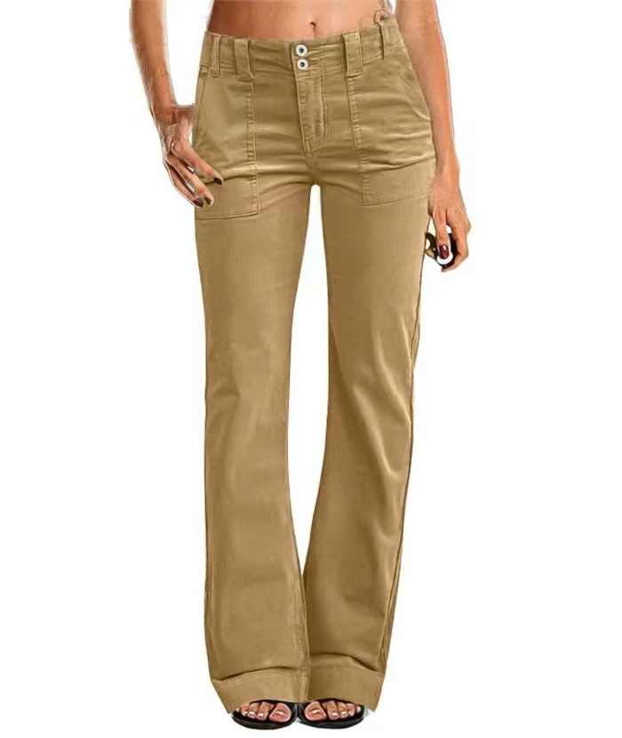 ZITY Women's Zipper Pocket Jogging Loose Pant-DUWSP06168