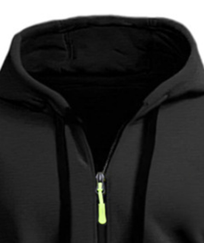 ZITY Men's 1/4 Zipper Long Sleeve Slim Fit Hoodie-DUMFH05439