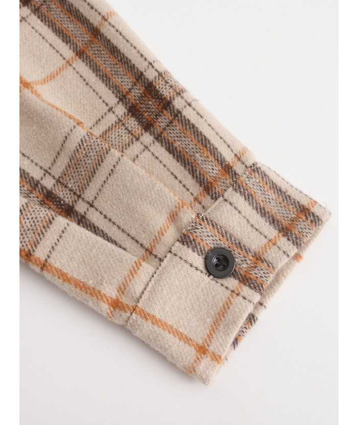 ZITY Men's Button-Up Jacket Plaid Hooded Long-Sleeved Shirt DUMHD04950|Zitysports
