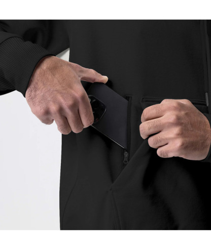 Men's Solid Color Zipper Hooded Sports Fleece Warm Sweatshirt Jacket-DUMFH04803 | Zitysports