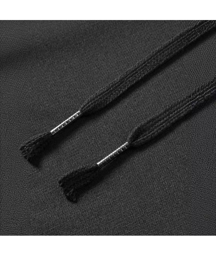 ZITY Men's Contrast Color Hooded Drawstring Pocket Long Sleeve Sweater-DUMHD04936|Zitysports