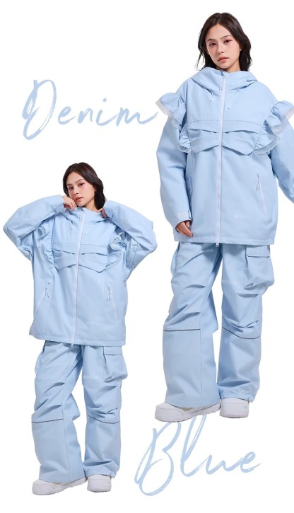 ZITY Women's Waterproof Warm Skiing Suit-DUWSU06491