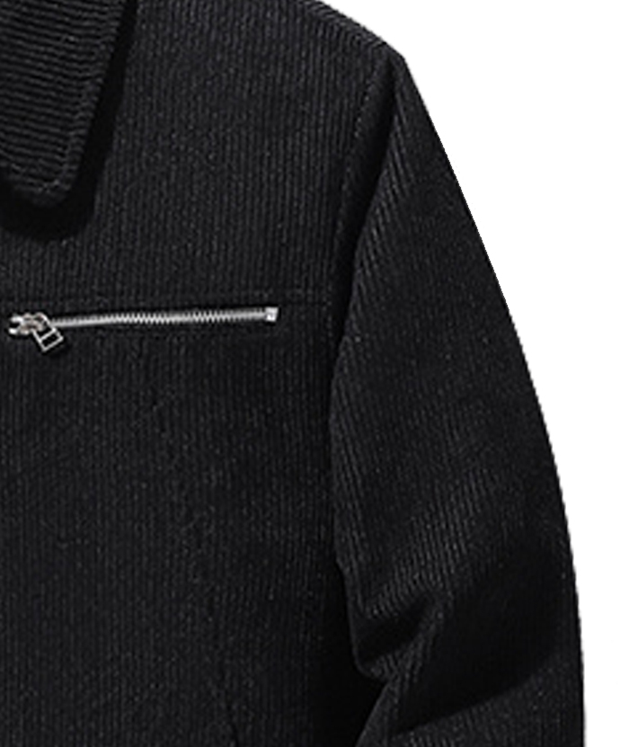 ZITY Men's Oversize Long Sleeve Fleece Jacket-DUMCO05445