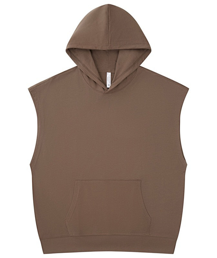ZITY Men's Cotton S-XL Sleeveless Hoodie-DUMHD05412|Zitysports