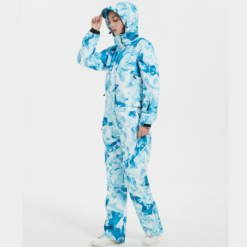 ZITY Women's Waterproof Loose Skiing Suit-DUWSU06487