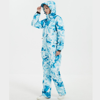 ZITY Women's Waterproof Loose Skiing Suit-DUWSU06487