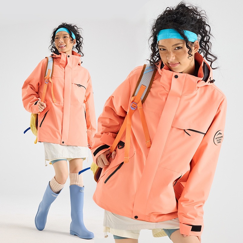 ZITY Unisex Three In One Windproof Outdoor Jacket-DUWSU06508