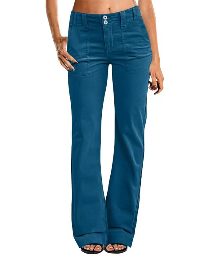 ZITY Women's Zipper Pocket Jogging Loose Pant-DUWSP06168