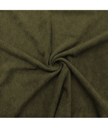 ZITY Men's Patch Corduroy Quater Botton Sweatshirt-DUMFH04830 | Zitysports