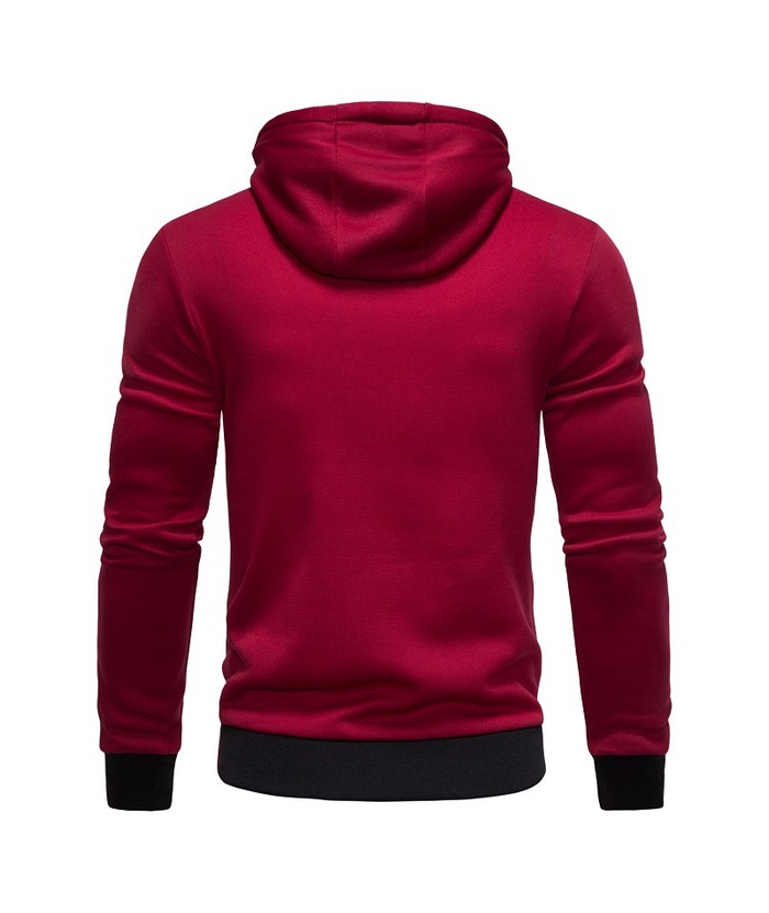 ZITY Men's Full Zip Hooded Sports Sweatshirt Activewear-DUMFH04942|Zitysports