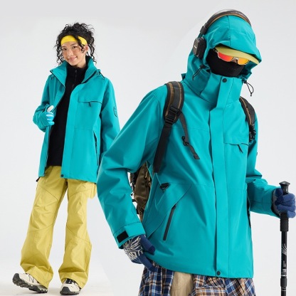 ZITY Unisex Three In One Windproof Outdoor Jacket-DUWSU06508