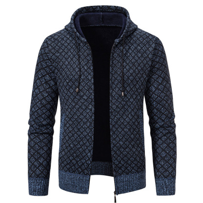ZITY Men's Casual Sweater Suit Slim Fit Hip Hop Style Hoodie Top-DUMSW05057|Zitysports