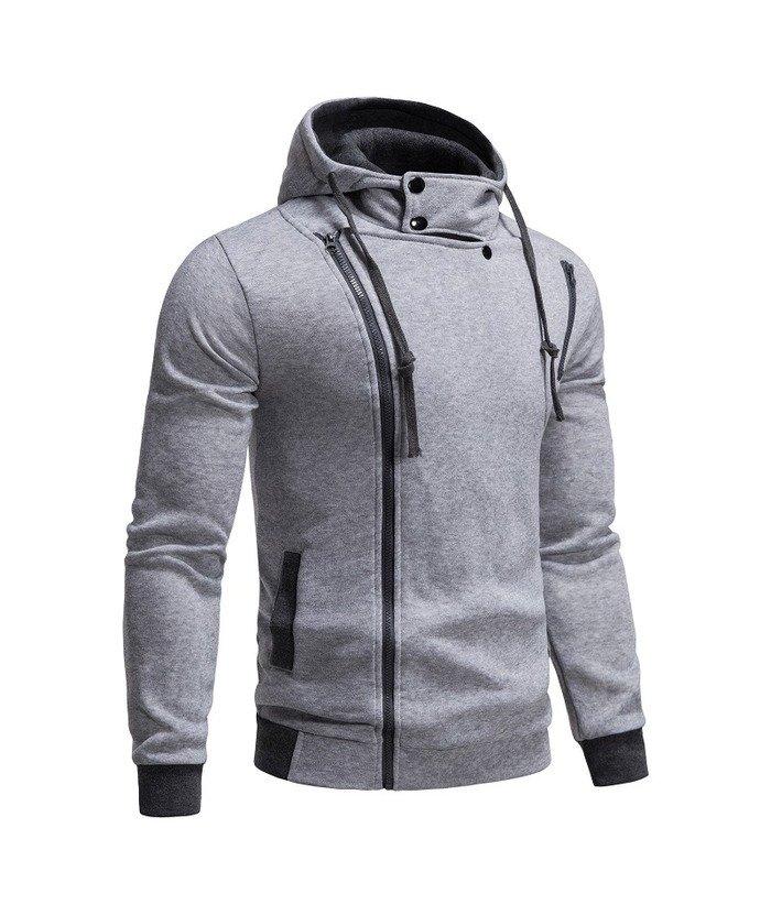 ZITY Men's Full Zip Hooded Sports Sweatshirt Activewear-DUMFH04942|Zitysports