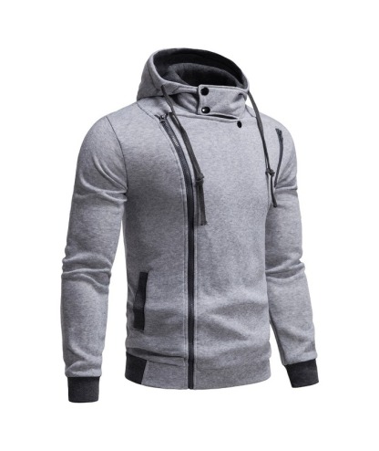 ZITY Men's Full Zip Hooded Sports Sweatshirt Activewear-DUMFH04942|Zitysports