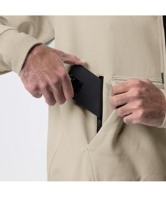 Men's Solid Color Zipper Hooded Sports Fleece Warm Sweatshirt Jacket-DUMFH04803 | Zitysports