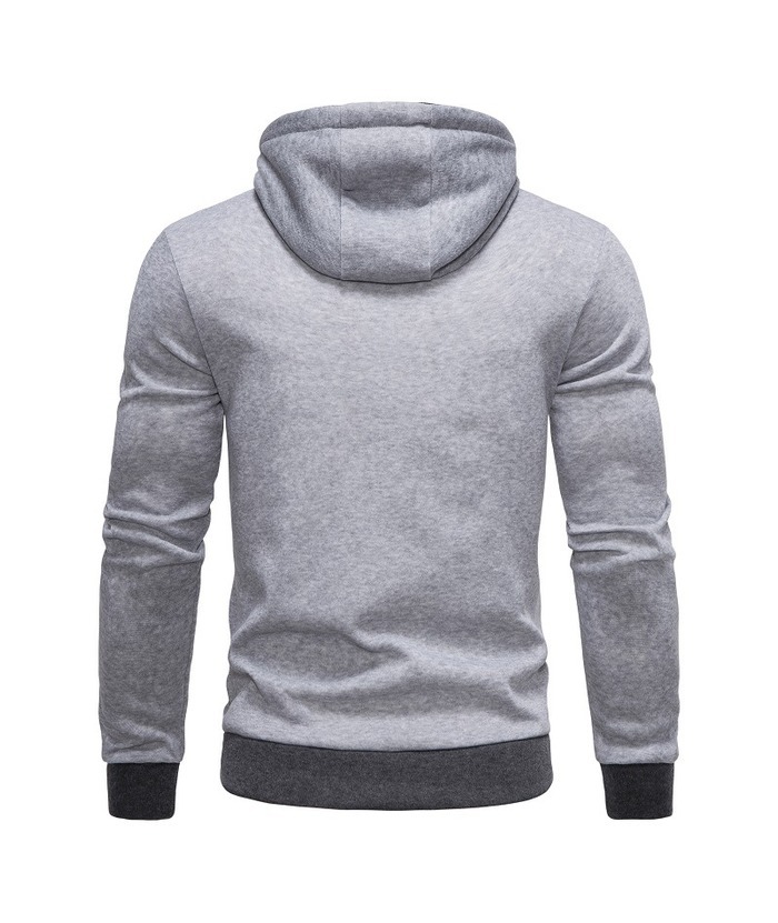 ZITY Men's Full Zip Hooded Sports Sweatshirt Activewear-DUMFH04942|Zitysports