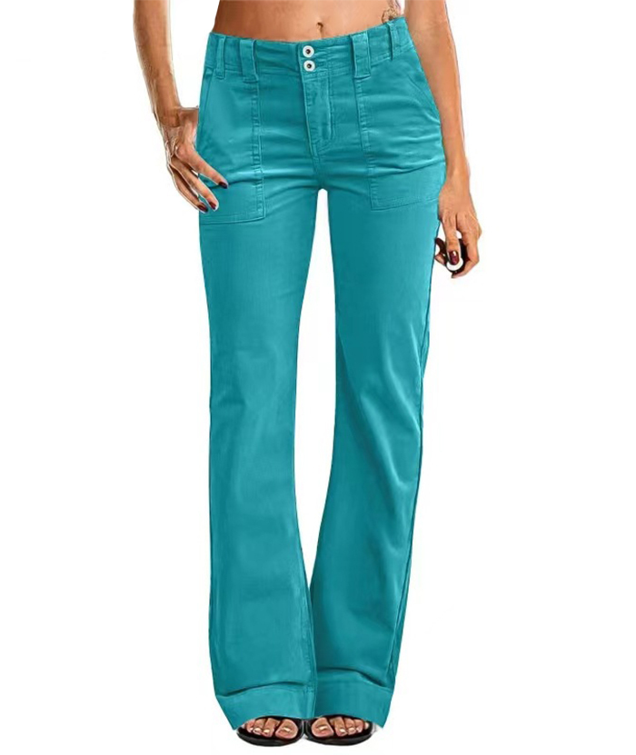 ZITY Women's Zipper Pocket Jogging Loose Pant-DUWSP06168
