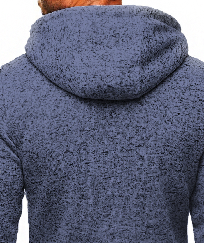 ZITY Men's Full Zipper Long Sleeve Breathable  Warm Hoodie-DUMHD05096|Zitysports