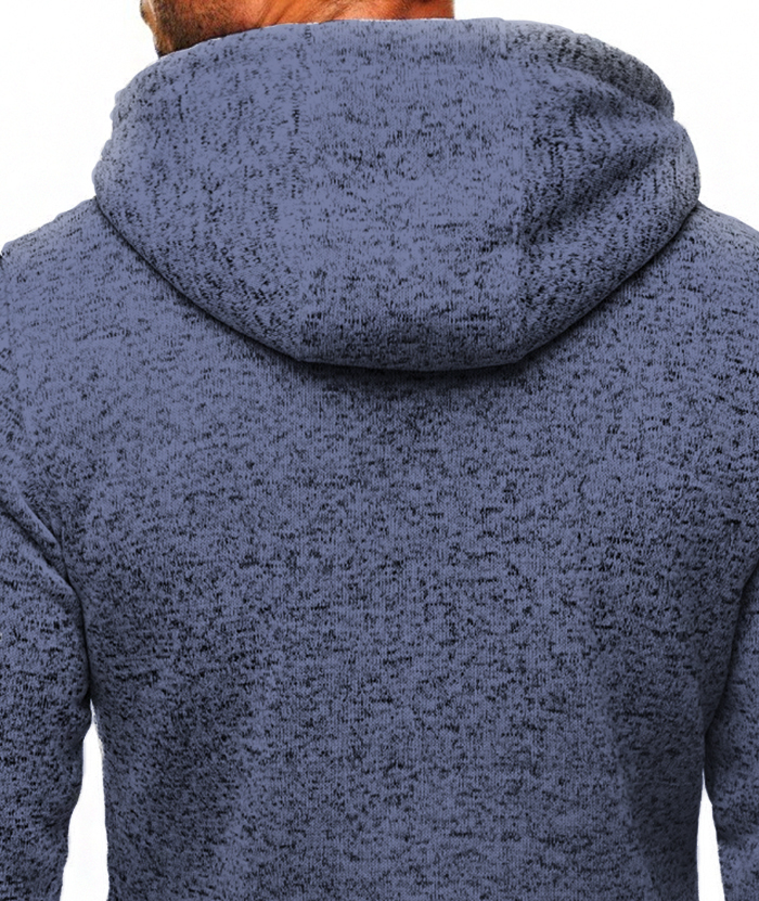 ZITY Men's Full Zipper Long Sleeve Breathable Warm Hoodie-DUMHD05096|Zitysports