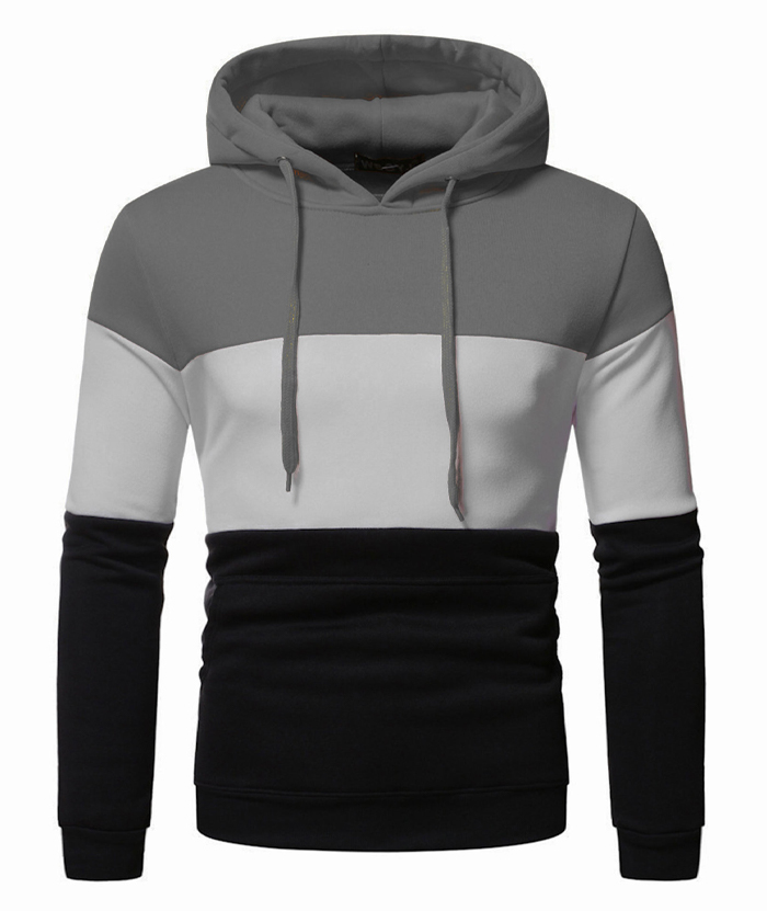 ZITY Men's Pullover Long Sleeve Casual Fleece Hoodie-DUMFH04904|Zitysports