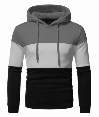 ZITY Men's Pullover Long Sleeve Casual Fleece Hoodie-DUMFH04904|Zitysports