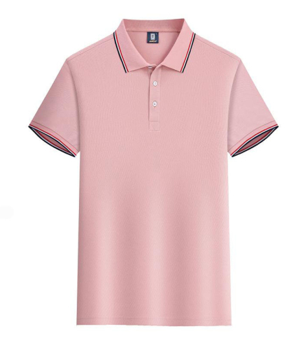 Pink Polo Shirt Tennis Shirt