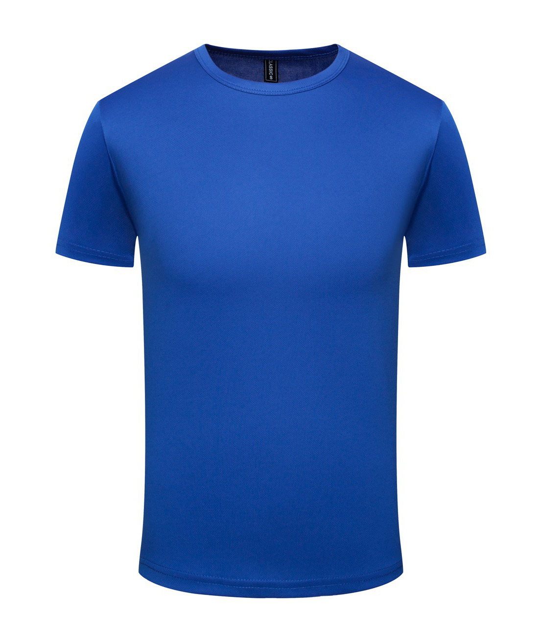 Solid Color Round Neck Dry Fit T-shirt-DUMTS05797