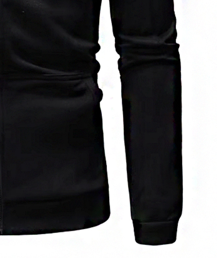 ZITY Men's Light Weight Long Sleeve Full Zip Loose Hoodie-DUMFH05073|Zitysports