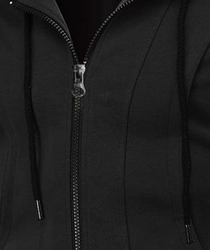 Men's Lightweight Long Sleeve Solid Color Full Zip Up Hoodie-DUMFH05025|Zitysports
