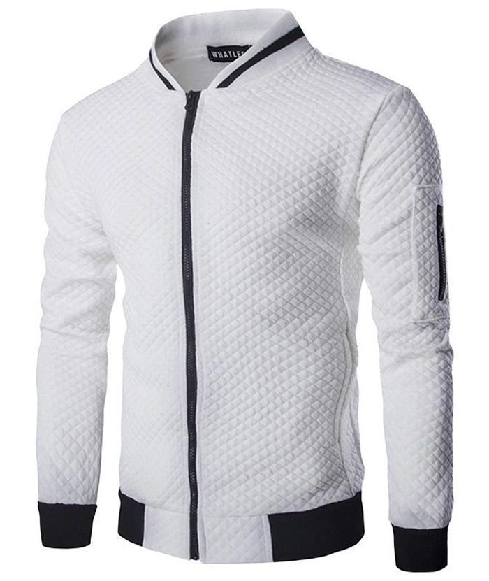 ZITY Men's Zipper Sweatshirt with Pocket Long Sleeve-DUMCO04898|Zitysports