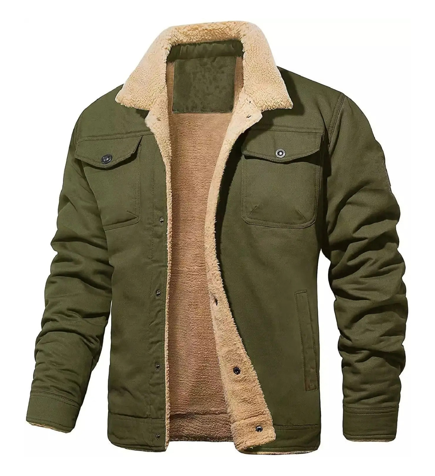 ZITY Men’s Jackets Fleece Lined Workwear Casual Winter Jacket Autumn Winter-DUMJA06701