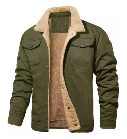 ZITY Men’s Jackets Fleece Lined Workwear Casual Winter Jacket Autumn Winter-DUMJA06701