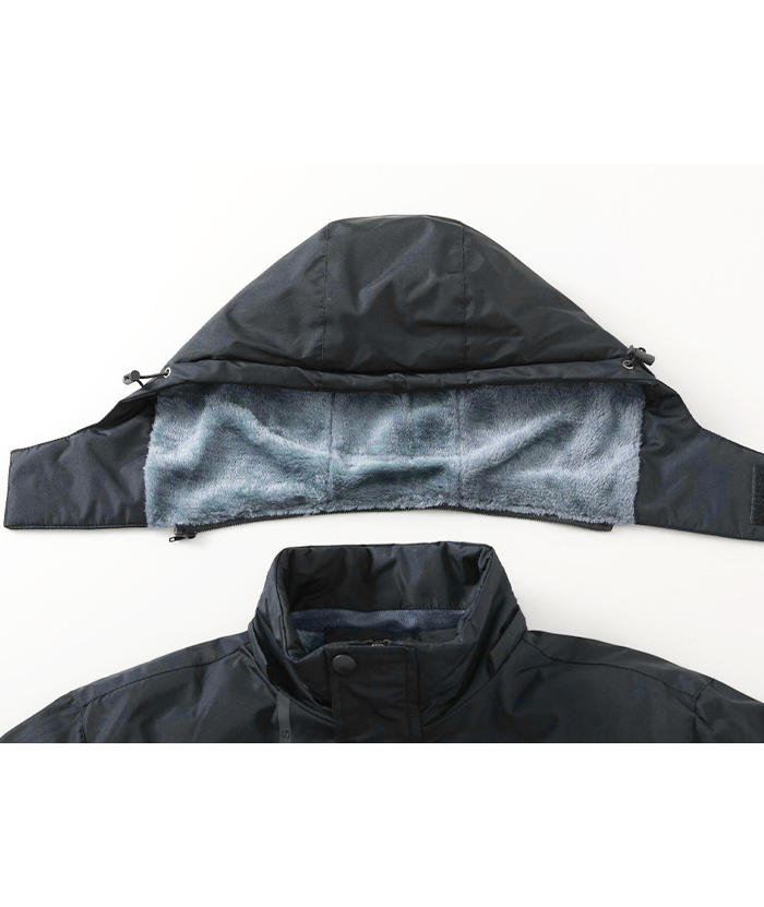 ZITY Men's Oversize Zipper Fleece Jacket-DUMCO05537