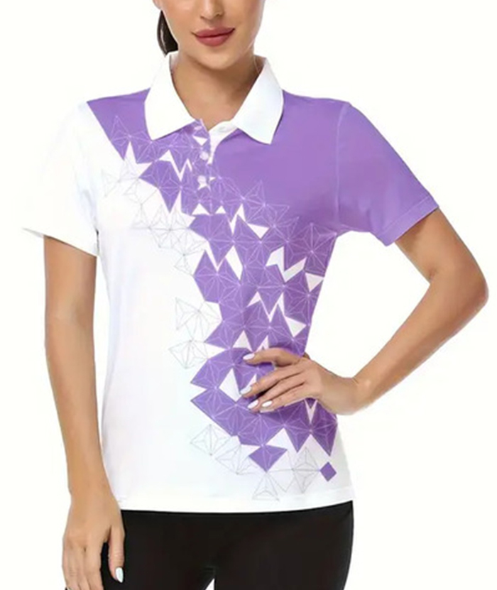 ZITY Women's Tennis Short Sleeve Quick Dry Summer Polo Shirt-ZPK004227 | Zitysports