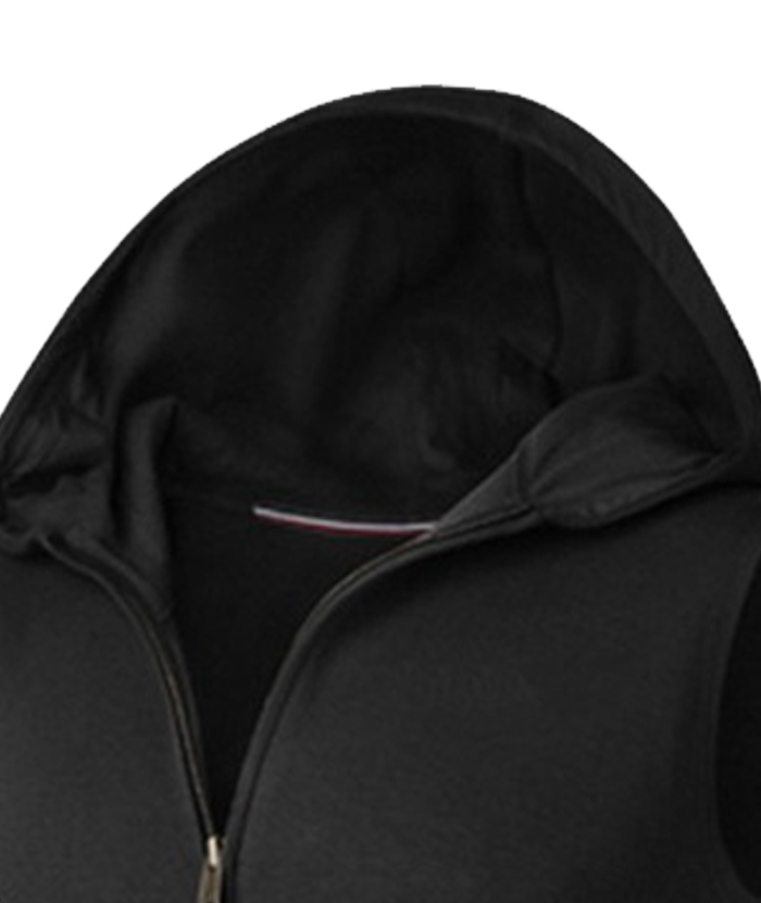 ZITY Men's Slim Fit Cotton Sleeveless Hoodie-DUMMG05209|Zitysports