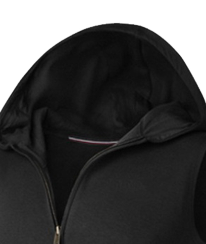 ZITY Men's Slim Fit Cotton Sleeveless Hoodie-DUMMG05209|Zitysports