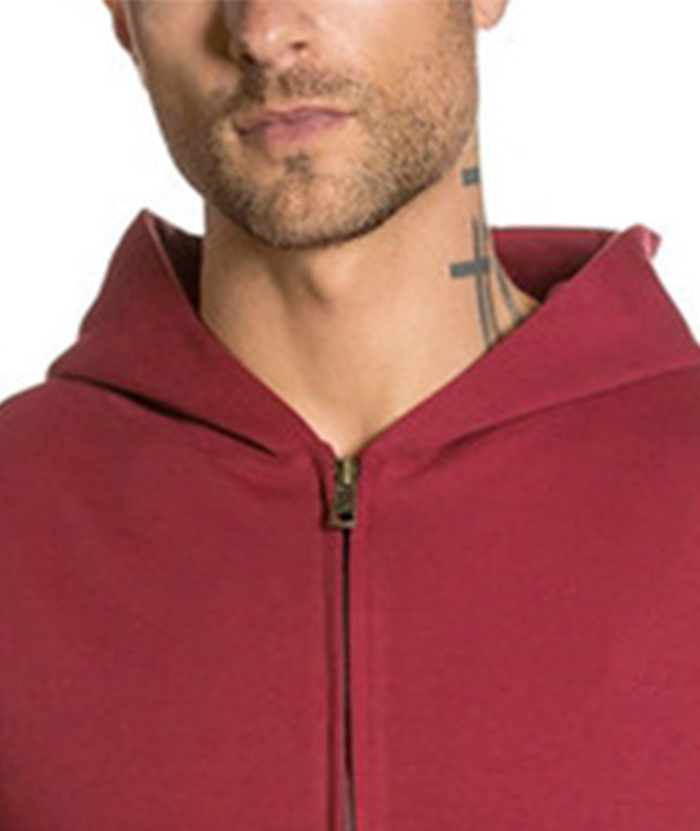 ZITY Men's Slim Fit Cotton Sleeveless Hoodie-DUMMG05209|Zitysports