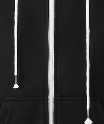 ZITY Men's Plus Size Zip-Up Sleeveless Hooide-DUMMG05207|Zitysports