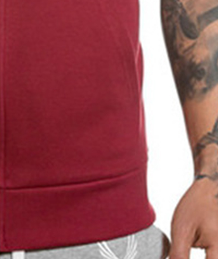 ZITY Men's Slim Fit Cotton Sleeveless Hoodie-DUMMG05209|Zitysports