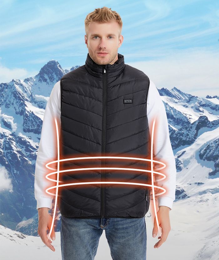 21-Zone unisex Heated Vest-M01-4