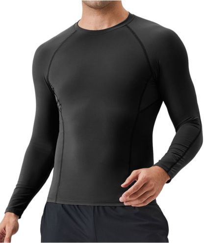 ZITY Men's Sports Fitness Athletic Compression Dri Fit T-Shirt-DUMLS05944