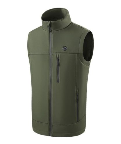 Men's Casual Solid Color Heated Vest-2380