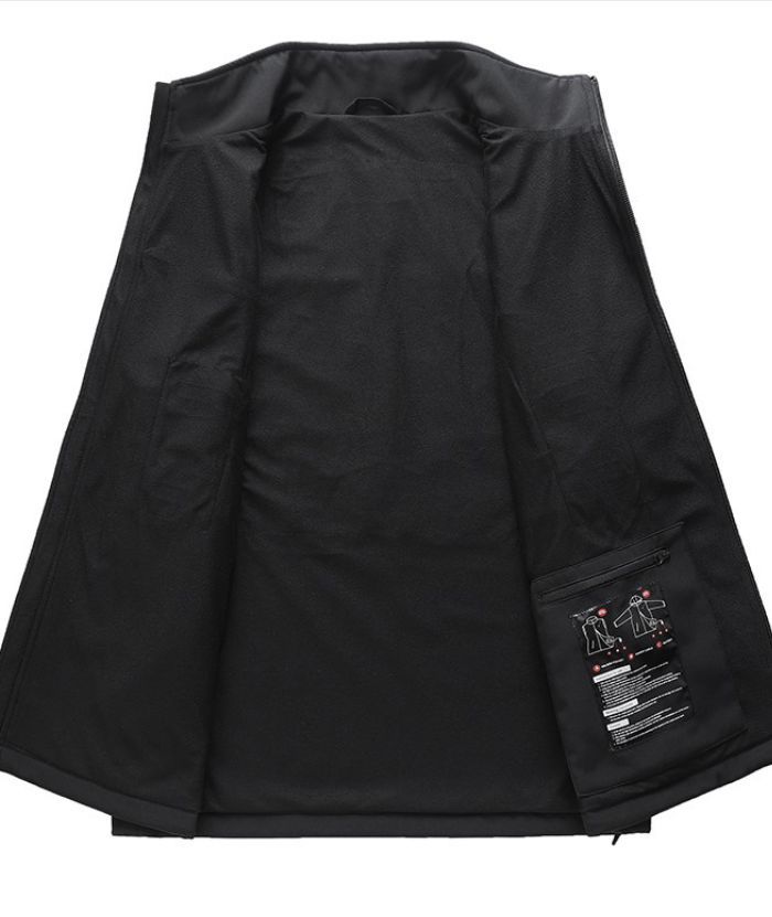 Men's Casual Solid Color Heated Vest-2380