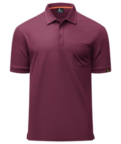ZITY Men's Solid Color Slim Fit Golf Polo Shirts-ZPK007931