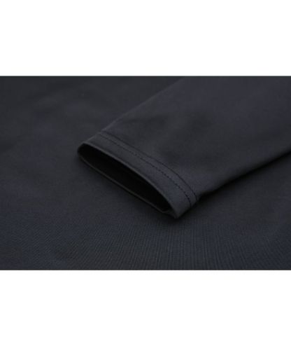Men's Casual Solid Color Long Sleeve Polo Shirt-8803