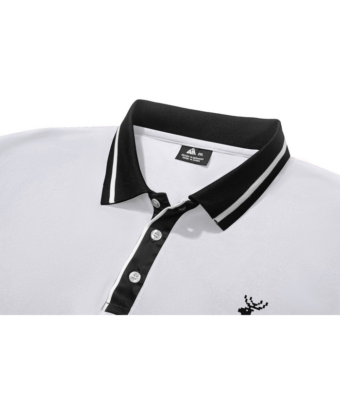 ZITY Men's Oversized Polo Shirt Moisture Wicking Short Sleeve for Summer-ZPK010424 | Zitysports